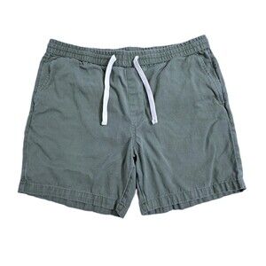 Goodfellow Men's Large Drawstring Pull On Green Shorts Beach Summer Gym Run